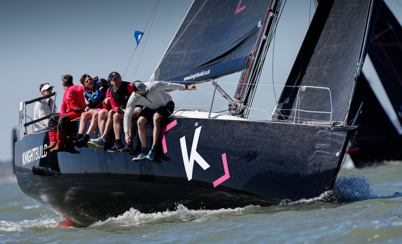 J/112E sailing on Solent, England