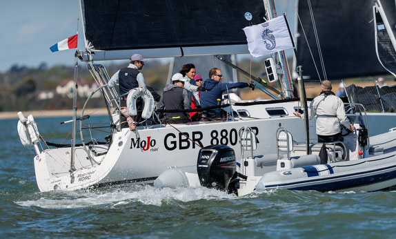 J/109s sailing Solent, England