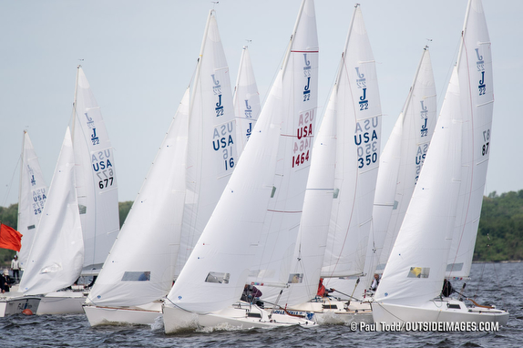 J/22s sailing off Annapolis, MD