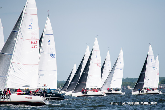 J/105s sailing on Chesapeake Bay