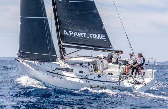 J99 sailing PalmaVela off Palma Mallorca, Spain