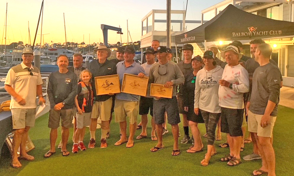 J/145 Palaemon winning crew